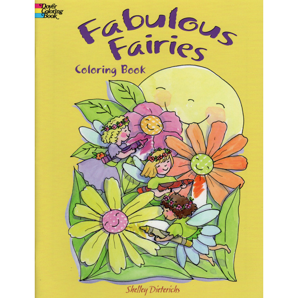 Coloring Book of Fabulous Fairies Good Buddy Notes