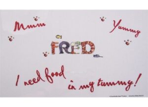 A white board with some words written on it