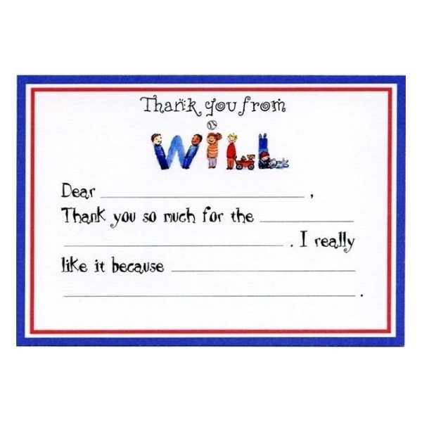 A thank you note for someone who is writing to him.