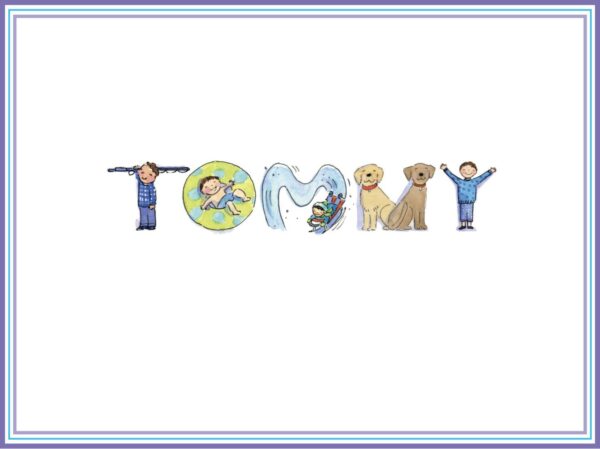 Personalized Child's Name Framed