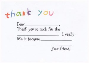 Kids Thank You Notes